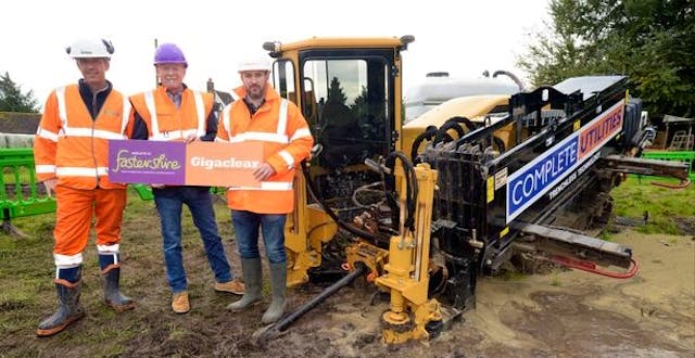 Gigaclear drills under river to connect up Gloucestershire villages